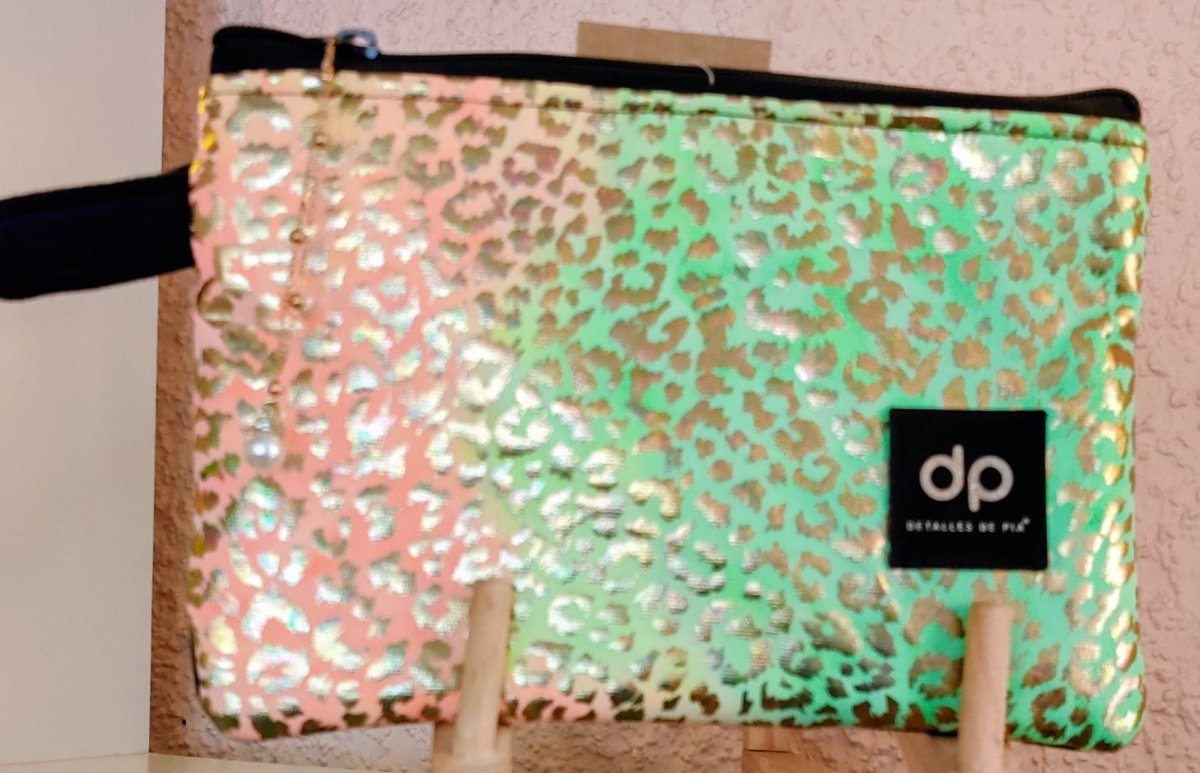 Estuche unisex felpa y tela  fantasía