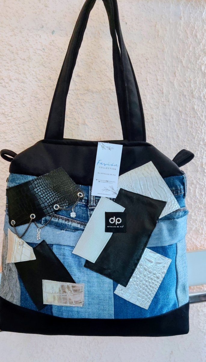 Bolso de Mezclilla reciclada Collection Fusión