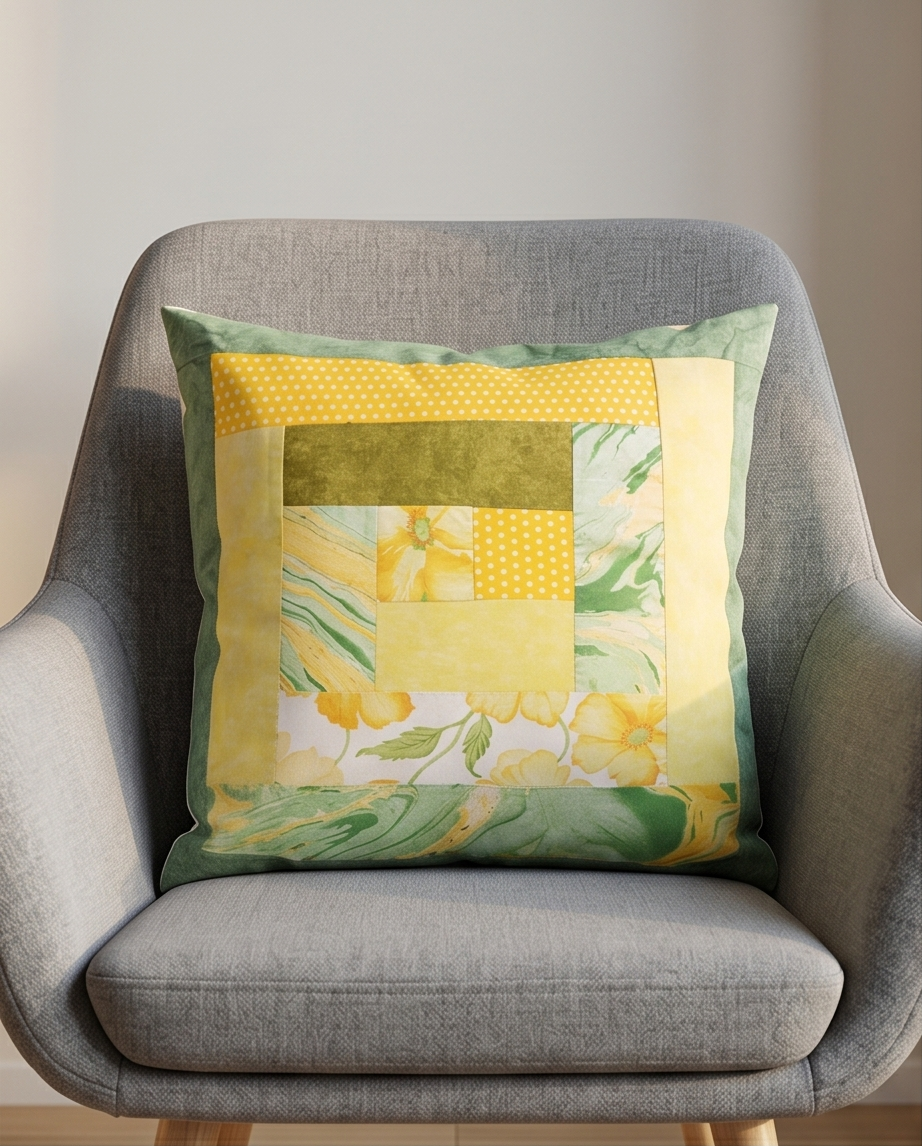 Cojín decorativo Patchwork