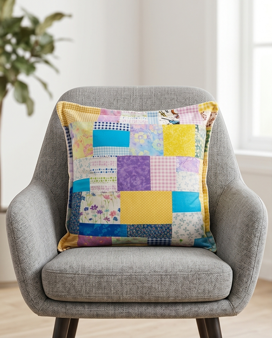 Cojín decorativo Patchwork