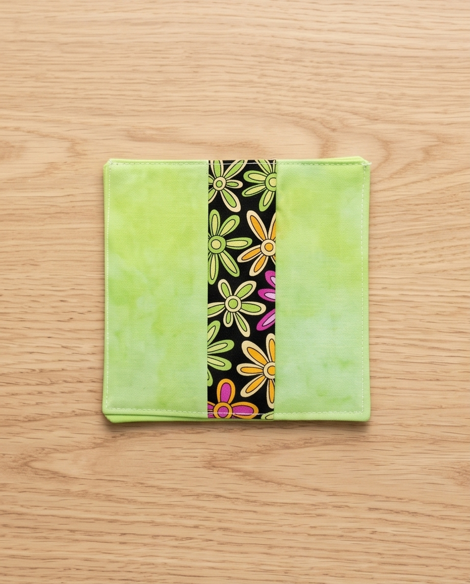 Posavasos Patchwork de tela. Set de 4 unidades